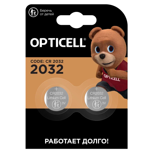 OPTICELL батарейка 2032 2шт